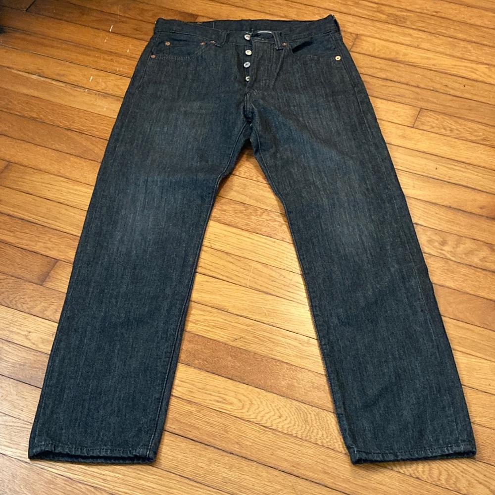 NWOT Men’s Levi's 501 Dark Blue Straight Jeans W29 X L32